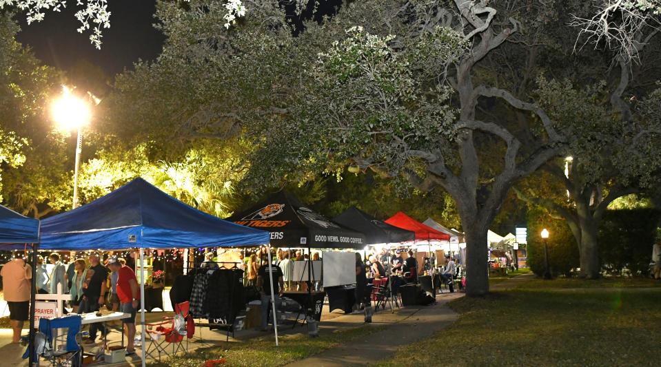 The City of Cape Canaveral's monthly Friday Fest includes live music, food trucks, artists vendors, crafts and more. The event is held along Taylor Avenue near City Hall.