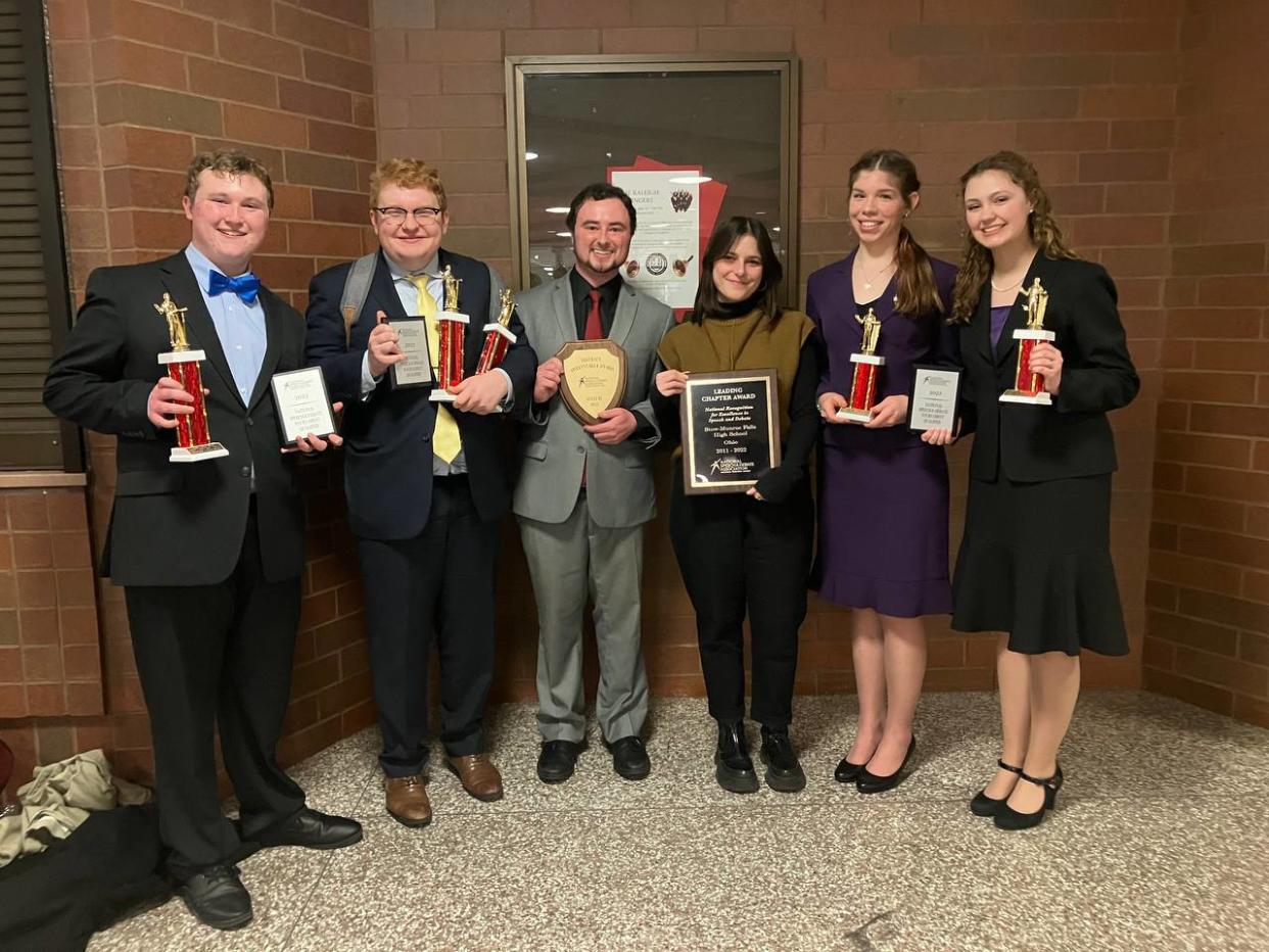 Four students qualify for the National Speech and Debate competition this June in Phoenix after the recent NSDA Main Events district qualifier Feb. 17 and 18 at Canton's McKinley High School.