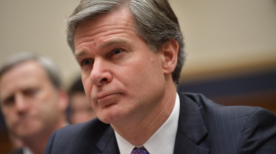 FBI Director Defends Bureau's 'Brave Men And Women' After Trump Twitter Attack