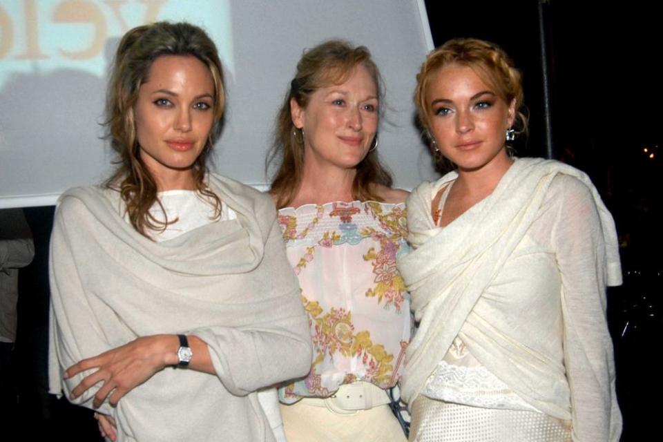Angelina Jolie, Meryl Streep, Lindsay Lohan | Neil Rasmus/Getty Images