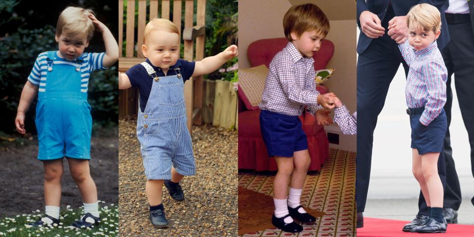 <p>For the British royal family, clothing is about much more than fashion. <a rel="nofollow noopener" href="https://www.townandcountrymag.com/style/fashion-trends/a9599430/kate-middleton-favorite-boots/" target="_blank" data-ylk="slk:When Duchess Kate re-wears a piece multiple times;elm:context_link;itc:0;sec:content-canvas" class="link ">When Duchess Kate re-wears a piece multiple times</a>, it signals her frugality as a future Queen. Or, when Duchess Meghan chooses <a rel="nofollow noopener" href="https://www.townandcountrymag.com/society/tradition/a23868932/meghan-markle-outland-denim-jeans-australia-tour/" target="_blank" data-ylk="slk:to promote a brand like Outland Denim;elm:context_link;itc:0;sec:content-canvas" class="link ">to promote a brand like Outland Denim</a>, which benefits victims of sex trafficking, it indicates a cause that is important to her. </p><p>Outfits worn by the younger royals like Prince George, who is often dressed like his father Prince William did as a boy, also serve the visual narrative of the British royal family, adorably harkening back to previous happy memories, and emphasizing continuity.</p><p>After all, members of the royal family are nothing if not sticklers for tradition. With that in mind, here are 15 sweet moments when Prince George twinned with his father, Prince William. </p>