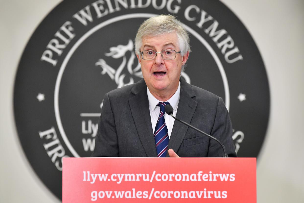 First Minister Mark Drakeford said everyone will still need to ‘take steps to protect ourselves’ in alert Level 0 (PA) (PA Archive)