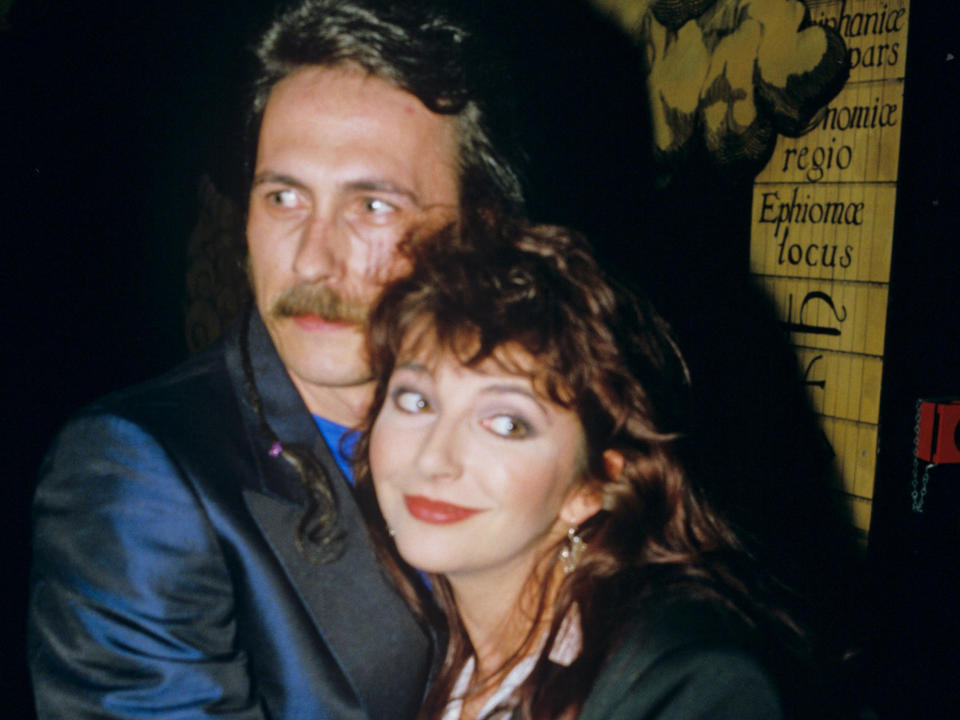 Del Palmer and Kate Bush in 1985Rex