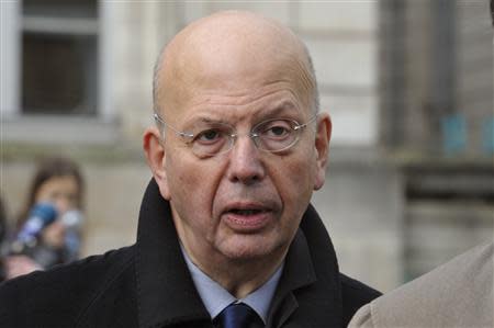 Patrick Buisson, French journalist and advisor to then French President Nicolas Sarkozy, attends the celebrations to mark the 600th anniversary of the birth of Joan of Arc in Vaucouleurs in this January 6, 2012 picture. REUTERS/Philippe Wojazer