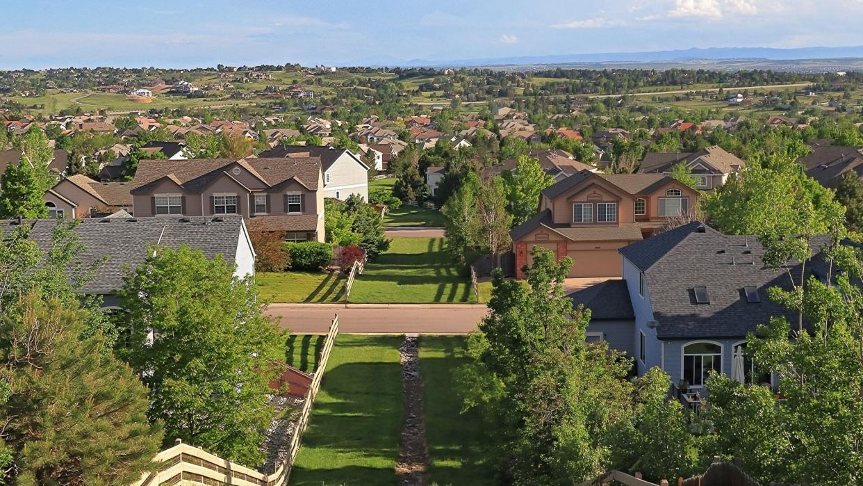 Centennial Colorado aerial view