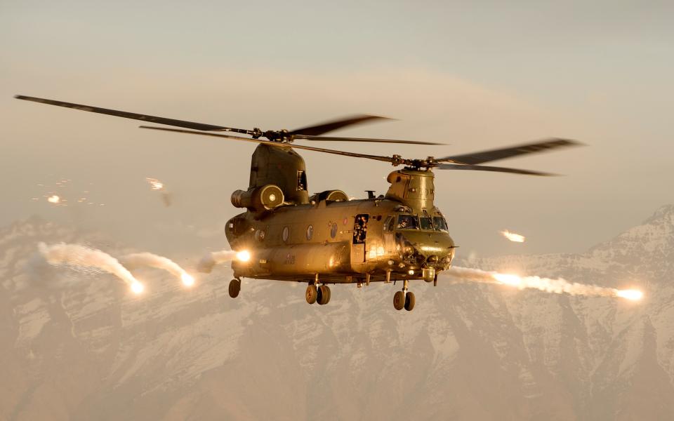 Chinook helicopters will be fitted with the new IFF sytem - © Crown copyright