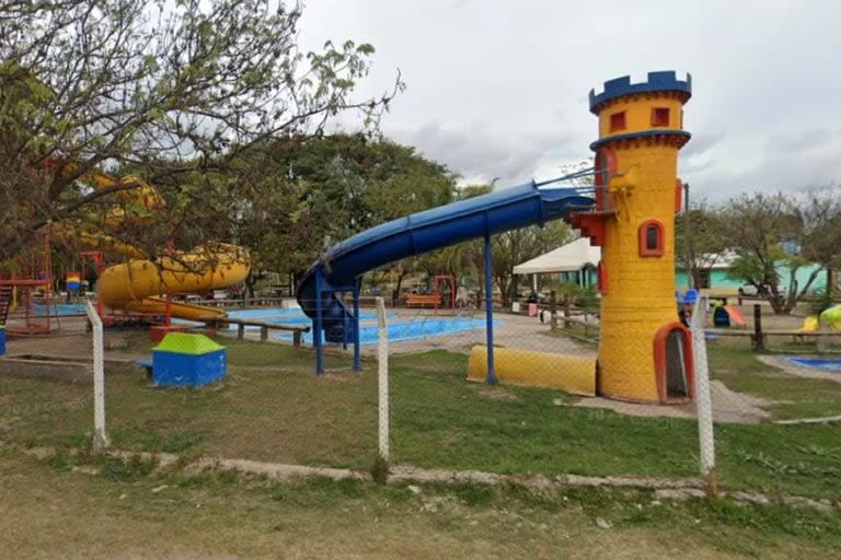 El parque acuático 