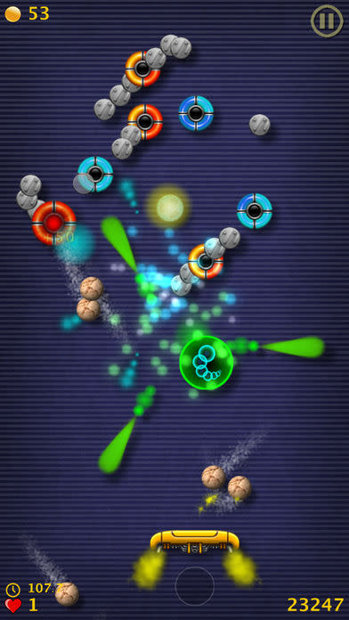 Jet Ball 2 閃亮亮的打磚塊遊戲 第二代，app說明由三嘻行動哇@Dr.愛瘋所提供