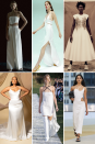 <p>Slip dressing is not new to the world of bridal, but when paired with bomber jackets, body-con cutouts, and a grunge vibe, they're infinitely more reminiscent of the decade that bought us some of fashion's greatest moments. </p><p>Infuse hints of black, and embrace slinky silhouettes, slashes, and slits—this look promises minimalism with an edge, while still giving off an effortlessness aura, perfect for a bride looking to merge romance with throwback rebellion.</p><p><em>Pictured: NDS the Label Bridal 2022; Galvan Bridal Fall 2021; Alexander McQueen RTW Fall 2021; Pantora Bridal Fall 2021; </em><em>Courrèges </em><em>Spring 2022; Jonathan Simkhai RTW Spring 2022.</em></p>