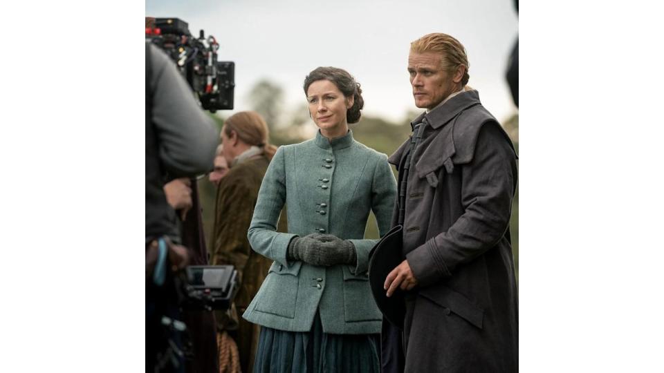 Sam Heughan and Caitríona Balfe in Outlander