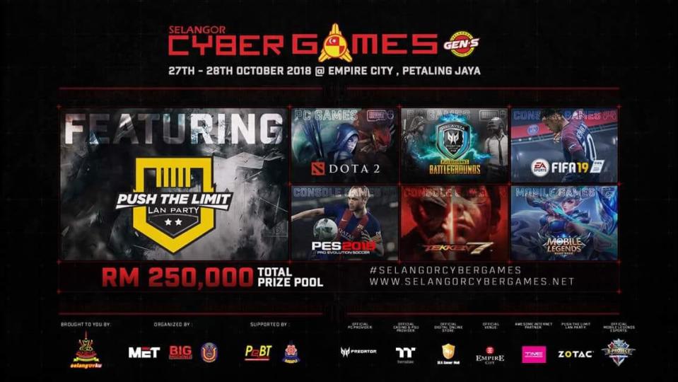 Selangor Cybergames 2018 (Photo: Selangor Cybergames)