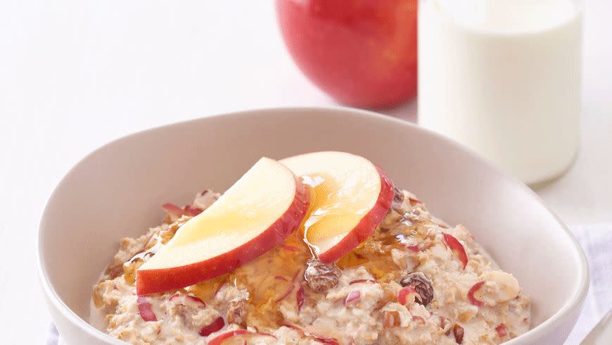 Apple bircher muesli