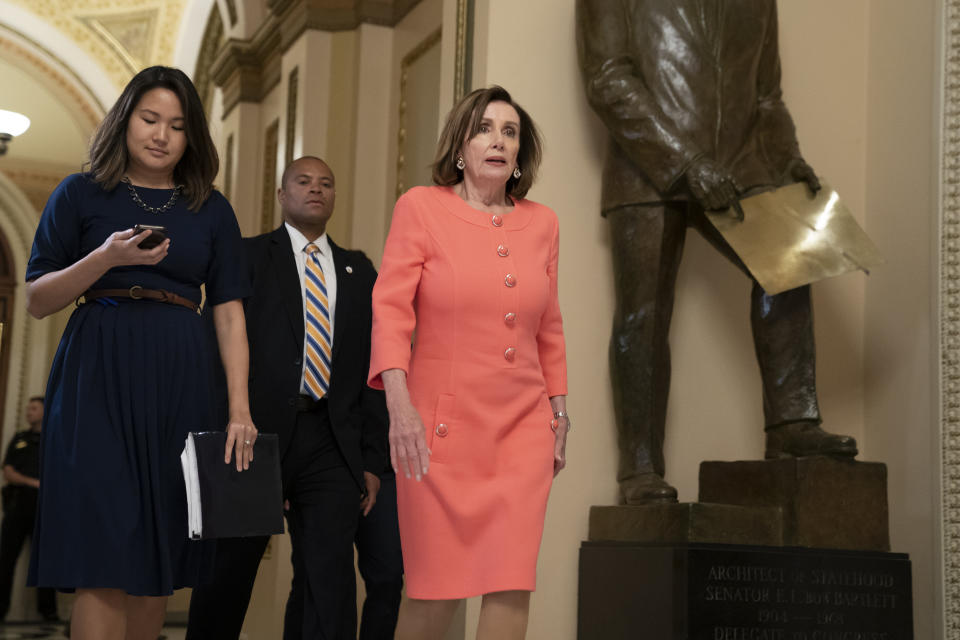 Speaker Nancy Pelosi (D-Calif.) is planning a legislative and litigation response to the Mueller report. (Photo: ASSOCIATED PRESS)