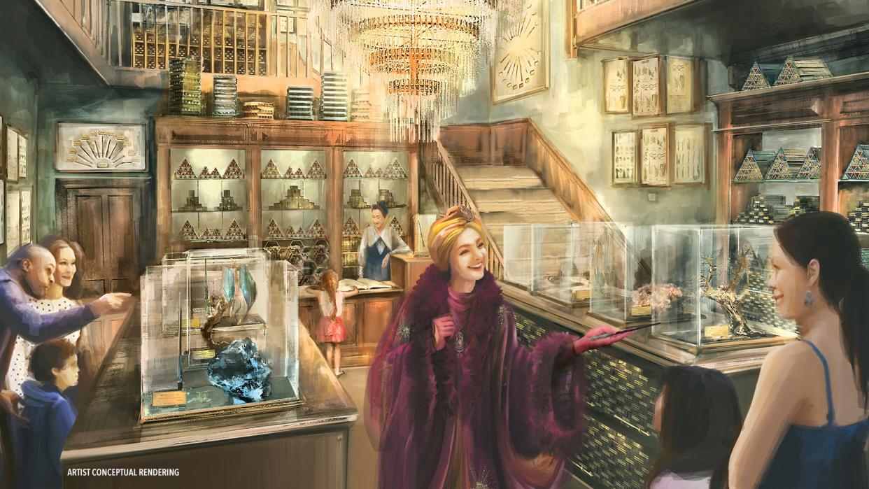 Cosme Acajor Baguettes Magique will sell wands by French wandmaker Cosme Acajor as well as imports from Ollivanders.