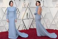 Para los Oscars de 2019 se atrevió con este vestido con la espalda al aire, firmado también por Dior. (Foto: Frazer Harrison / Getty Images)