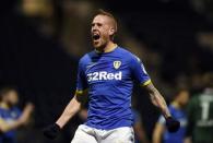 Britain Soccer Football - Preston North End v Leeds United - Sky Bet Championship - Deepdale - 26/12/16 Leeds United's Pontus Jansson celebrates afterthe game Mandatory Credit: Action Images / Adam Holt Livepic