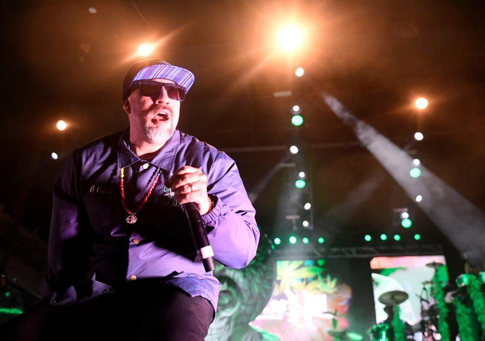 B Real performs with Cypress Hill, Saturday, Aug. 27, 2022. 