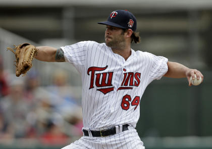 Aaron Thompson has been stellar out of the Twins' bullpen. (AP)