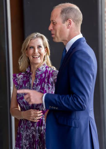 <p>Mark Cuthbert/UK Press via Getty</p> Sophie, the Duchess of Edinburgh and Prince William attend Rhino Man documentary screening on June 13, 2023