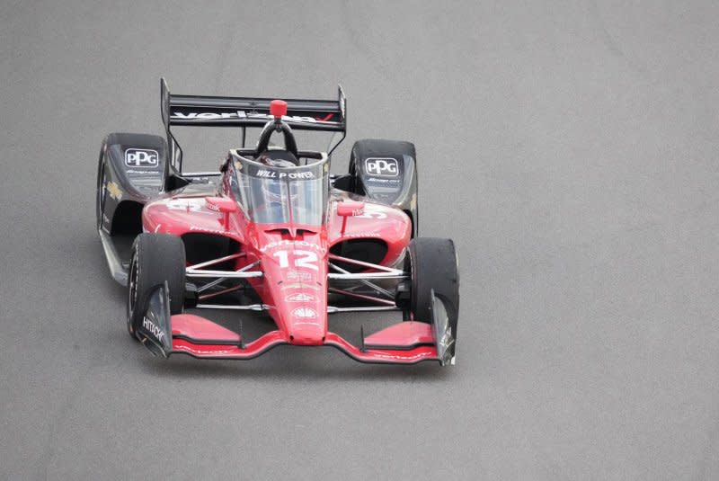 IndyCar determined that cars driven by Will Power (pictured), Josef Newgarden and Scott McLaughlin included software that could allow them to improperly use the push-to-pass system during the Firestone Grand Prix of St. Petersburg. File Photo by Bill Greenblatt/UPI