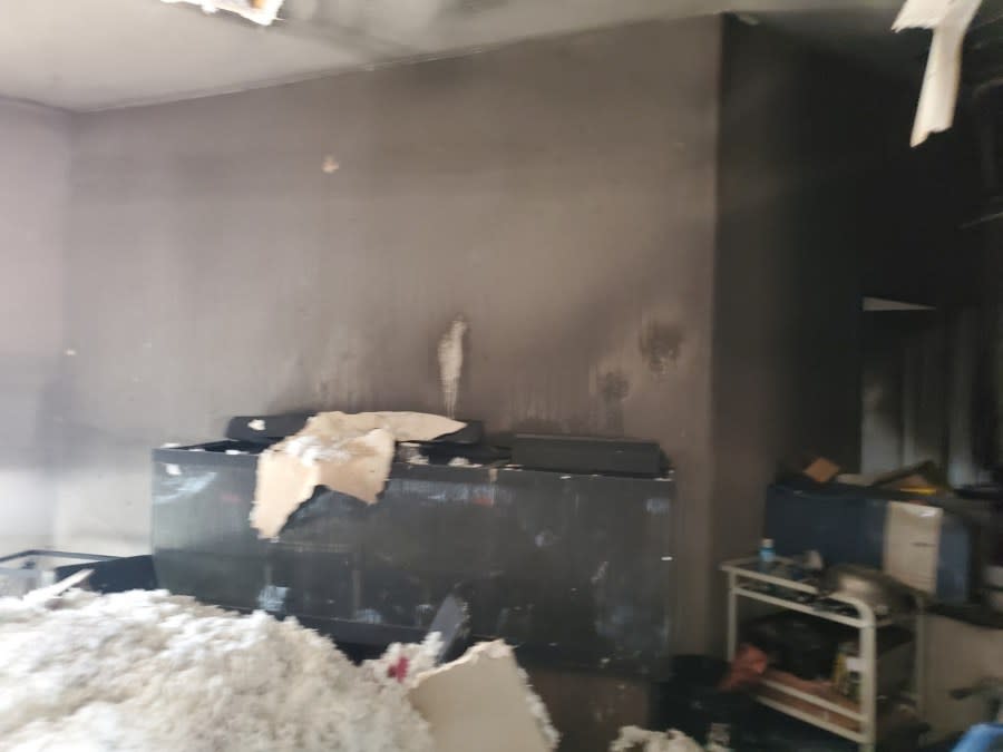 <em>A North Las Vegas family is asking the community for help after a fire destroyed their home early Saturday morning, leaving them with nothing. (Ed Pratt)</em>