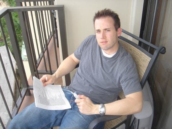 An undated photo of Travis Alexander that he posted to his MySpace page. According to the caption, the photo was taken in Hawaii. 