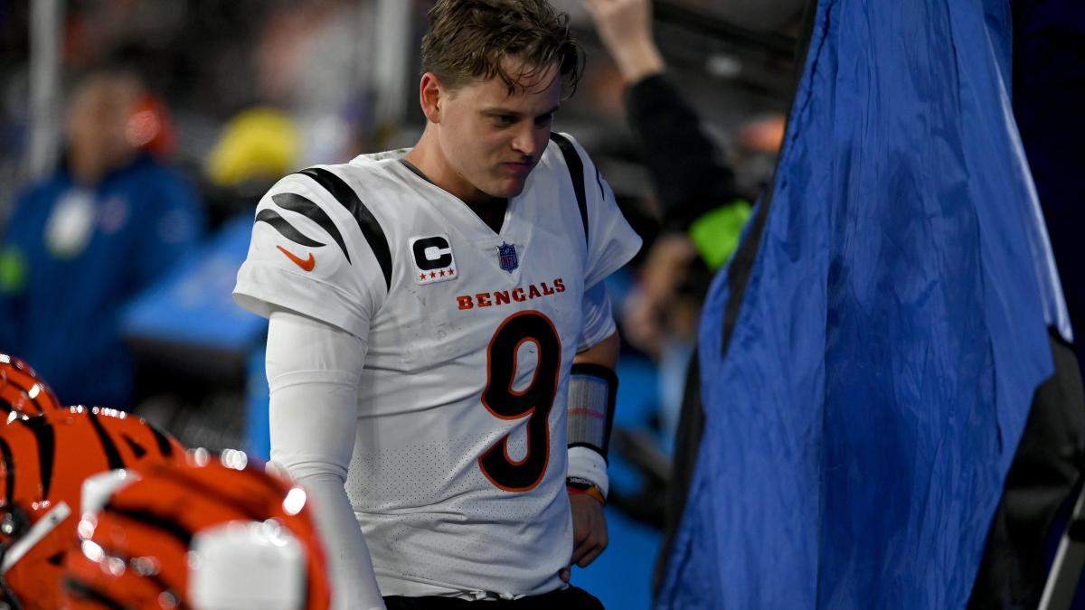 Die Bengals glauben, dass QB Joe Burrow sich im Spiel gegen die Ravens das Handgelenk verstaucht hat