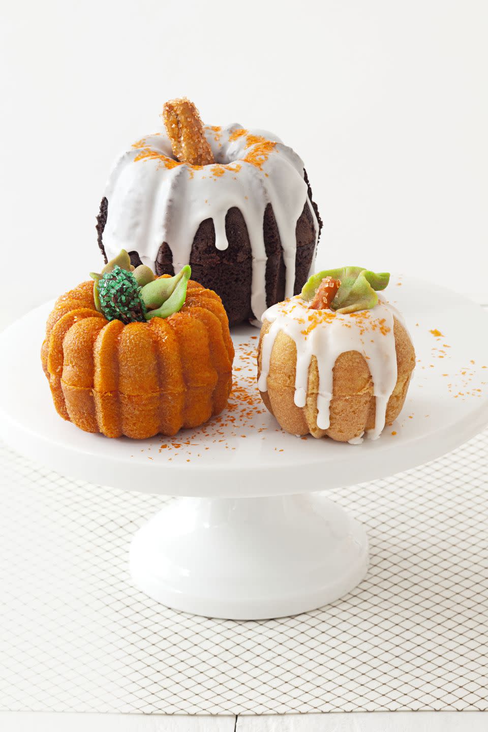 Pumpkin Spice and Pecan Bundt Cake