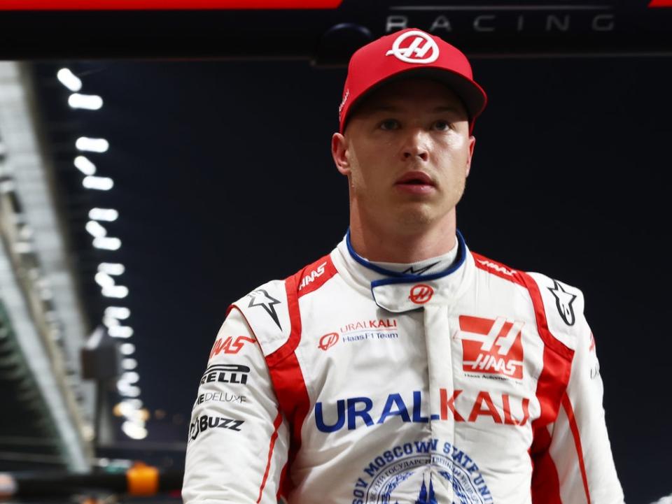 Russian driver Nikita Mazepin is set to be sacked by his team, Haas   (Getty Images)