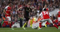 Britain Football Soccer - Arsenal v Manchester City - Premier League - Emirates Stadium - 2/4/17 Manchester City's Kevin De Bruyne in action Reuters / Eddie Keogh Livepic