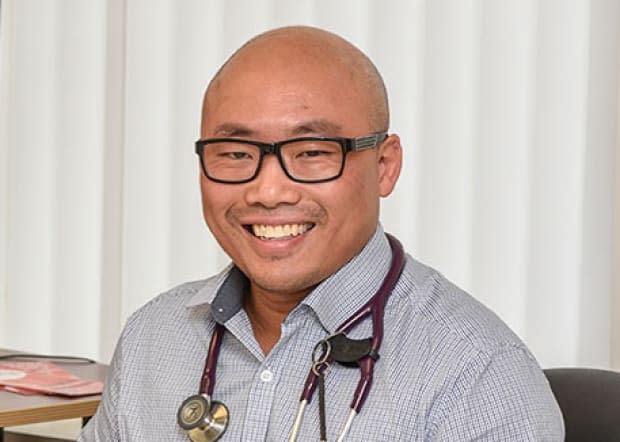 Dr. Alexander Wong, an infectious diseases doctor at Regina General Hospital, says that a lockdown should be implemented in Saskatchewan in order to 'significantly' limit the amount of contact individuals have with each other. (Submitted by Alexander Wong/Saskatchewan Health Authority - image credit)