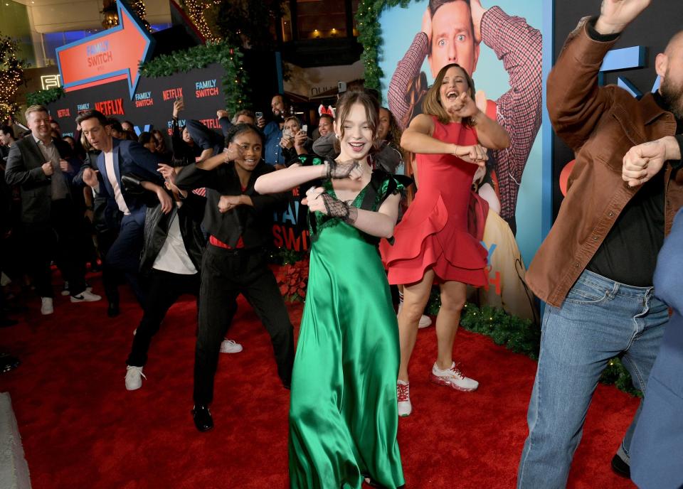 <h1 class="title">Netflix's Family Switch Los Angeles Premiere</h1><cite class="credit">Charley Gallay/Getty Images</cite>