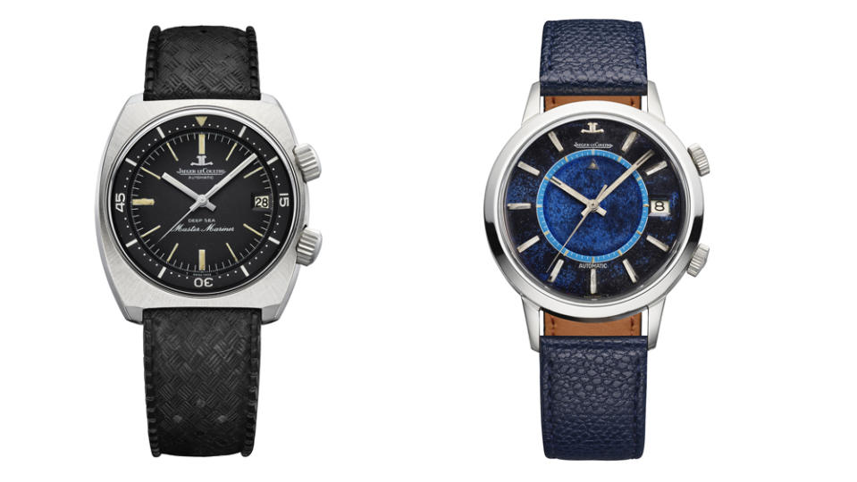 Jaeger-LeCoultre "The Collectibles" Master Mariner Deep Sea (1968) and Memovox Lapis Lazuli Automatic Calendar (1969)