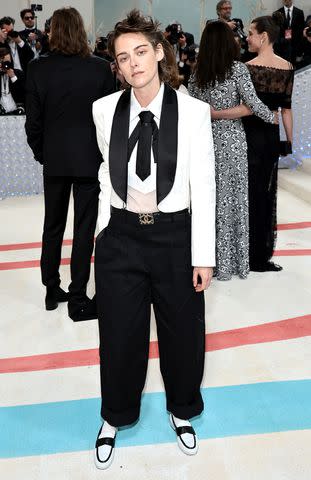 Jamie McCarthy/Getty Kristen Stewart at the 2023 Met Gala