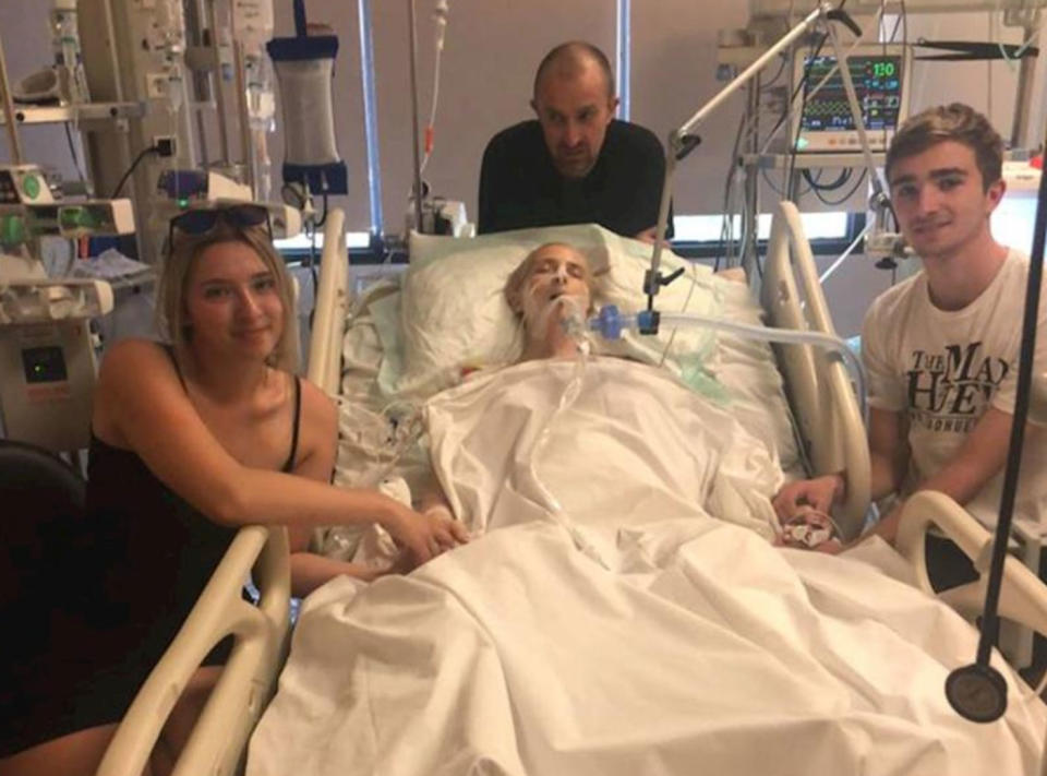 A New Zealand mother has been left fighting for her life after falling ill on the first day of her Bali holiday. Photo: Give A Little