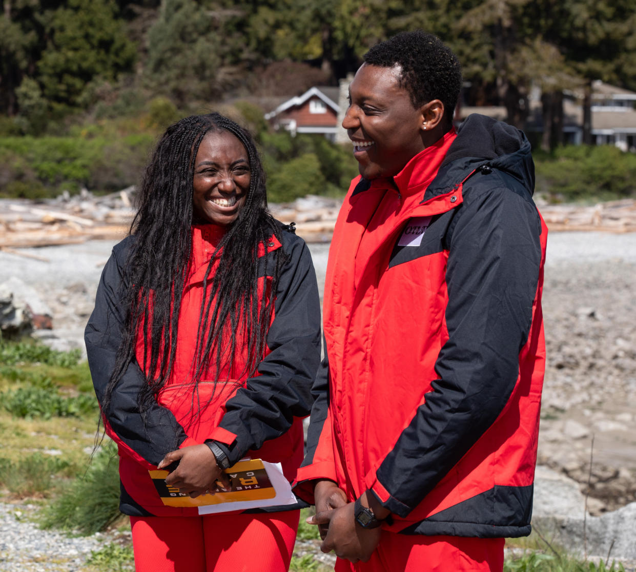 Dorothy Adeneye and Olus Adeneye on The Amazing Race Canada Season 10 on CTV