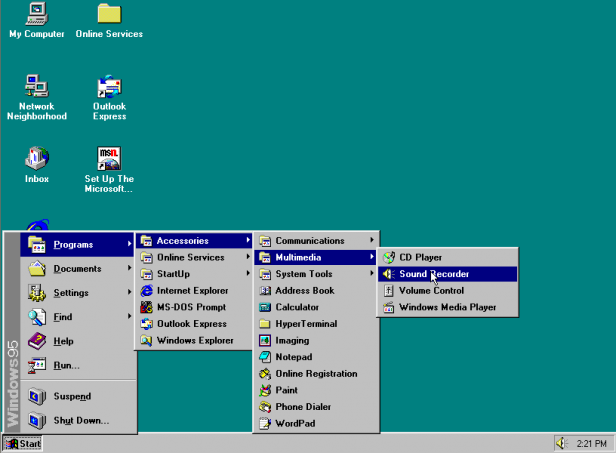  Windows 95. 