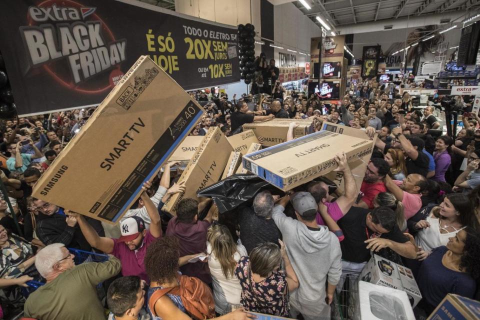 Black Friday deals began early in Brazil and the US (EPA)