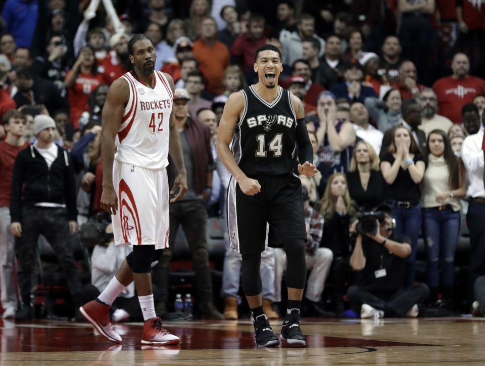 Danny Green and the Spurs got the last laugh in Houston on Tuesday. (AP)