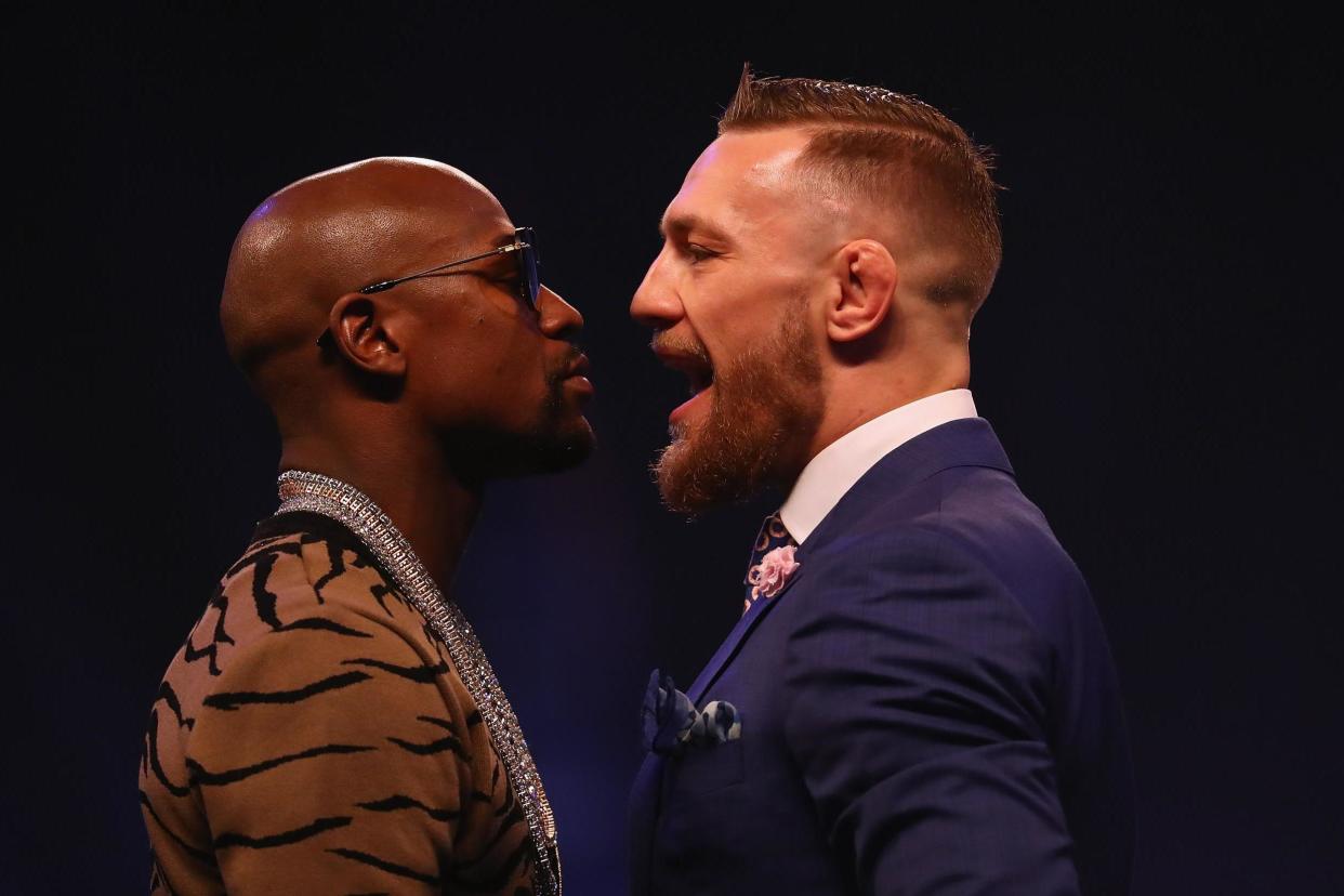 Fight | Floyd Mayweather Jr. and Conor McGregor will take each other on in Las Vegas on 26 August: Getty Images