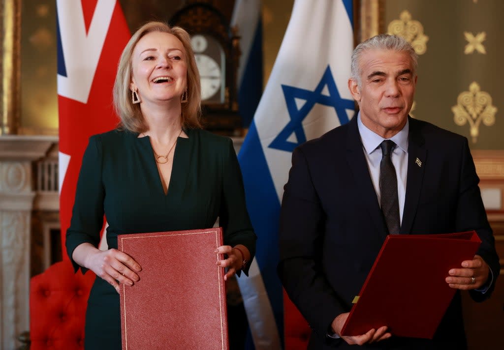 The foreign ministers of the UK and Israel have issued a fresh commitment to stop Iran from developing nuclear weapons (Reuters)