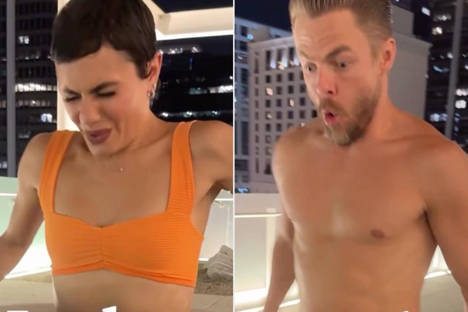 Derek Hough and Spouse Hayley Erbert Reveal They Do an Ice Tub After Each Dance Present: ‘A Non-Negotiable for Us’