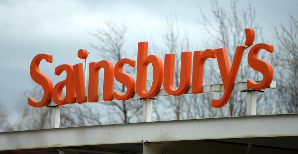 Sainsbury’s was also targeted (Andrew Matthews/PA) (PA Wire)