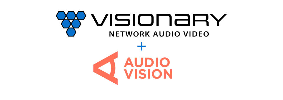 The Visionary and Audiovision logos.