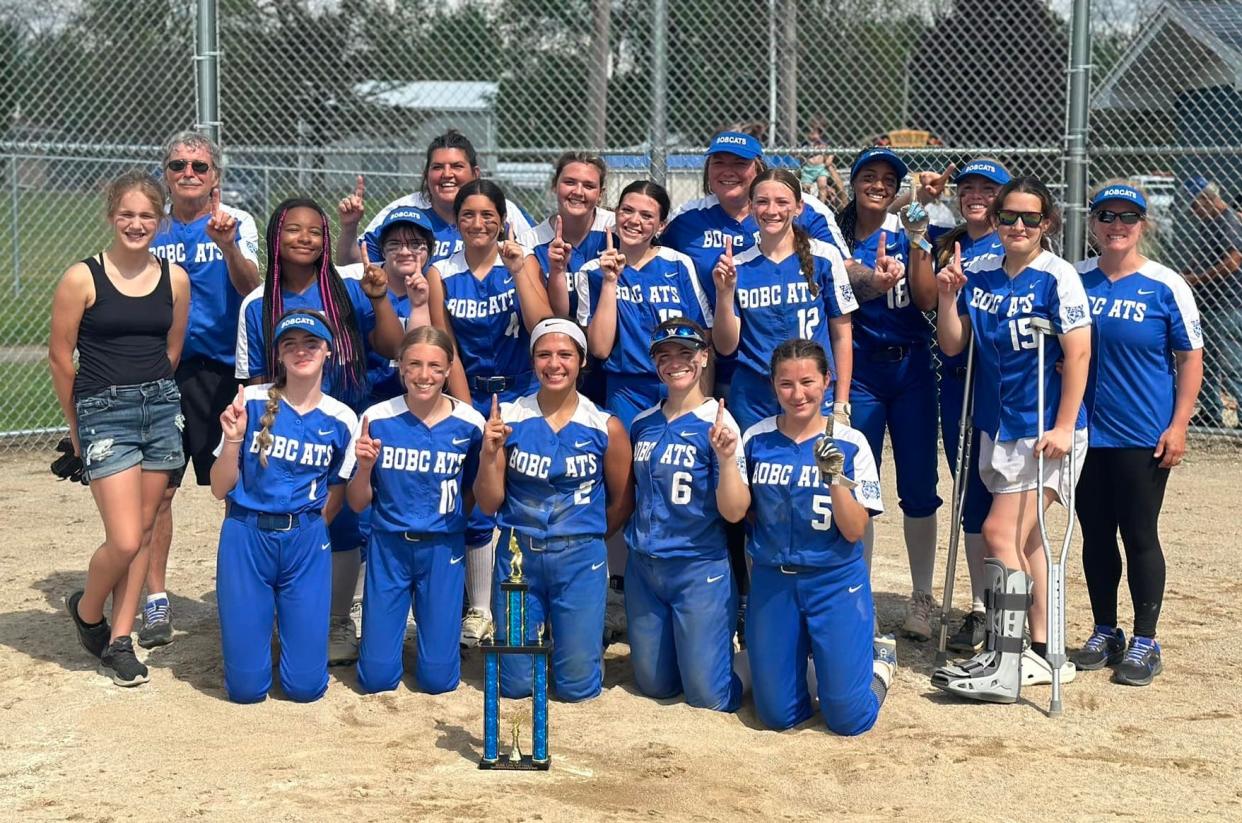 Burr Oak won its softball tournament held on Saturday, winning three games.