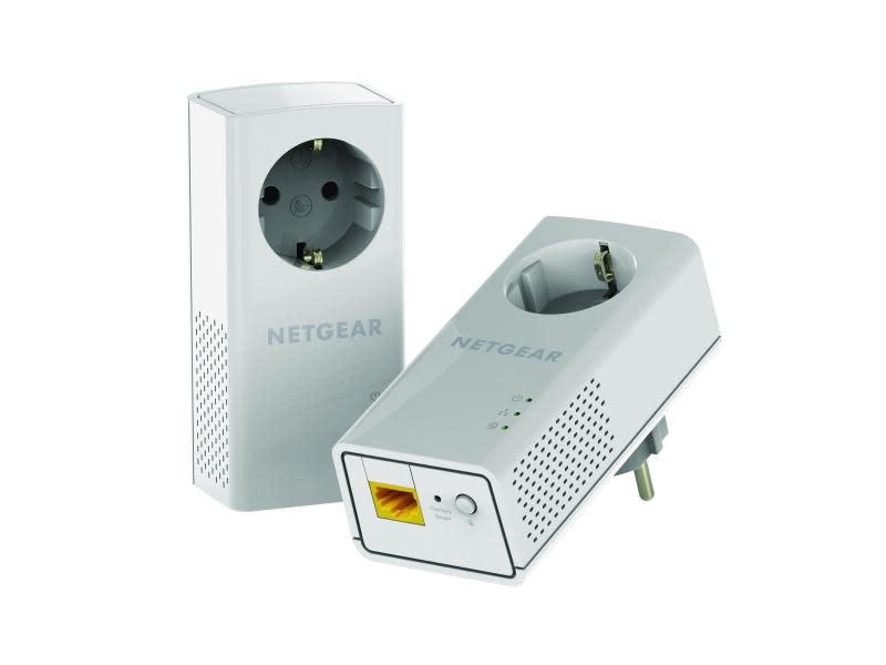 Netgears Powerline-Adapter PL1200 und PLP1200 schicken das Signal des Heimnetzwerks über die hausinternen Stromleitungen. Foto: Netgear