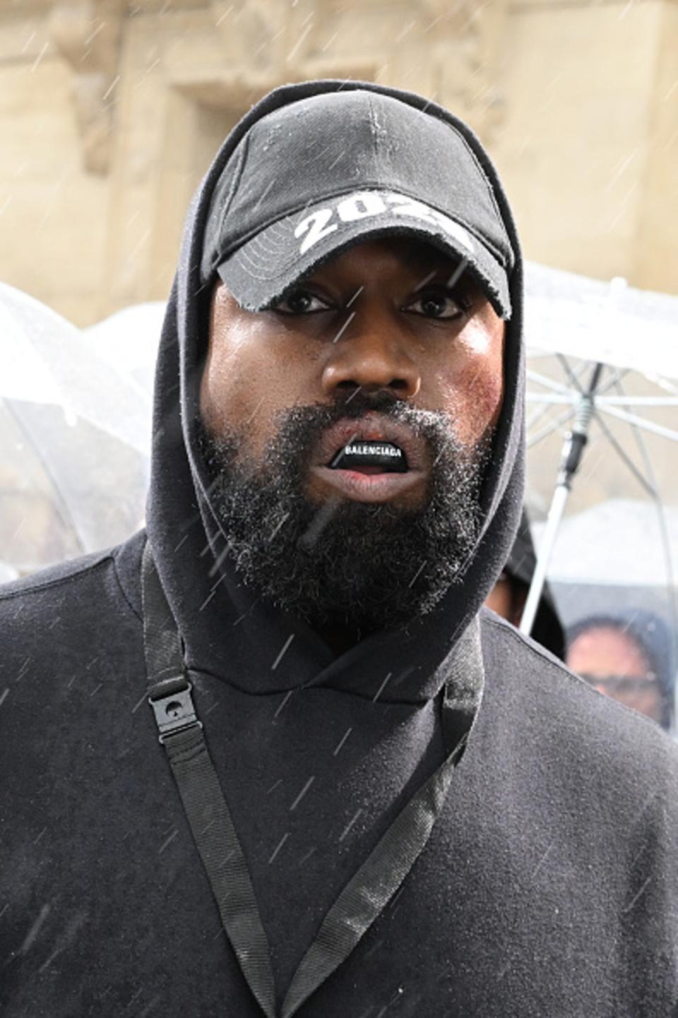 West was dropped by Adidas last month after his anti-Semitic rants (Corbis via Getty Images)