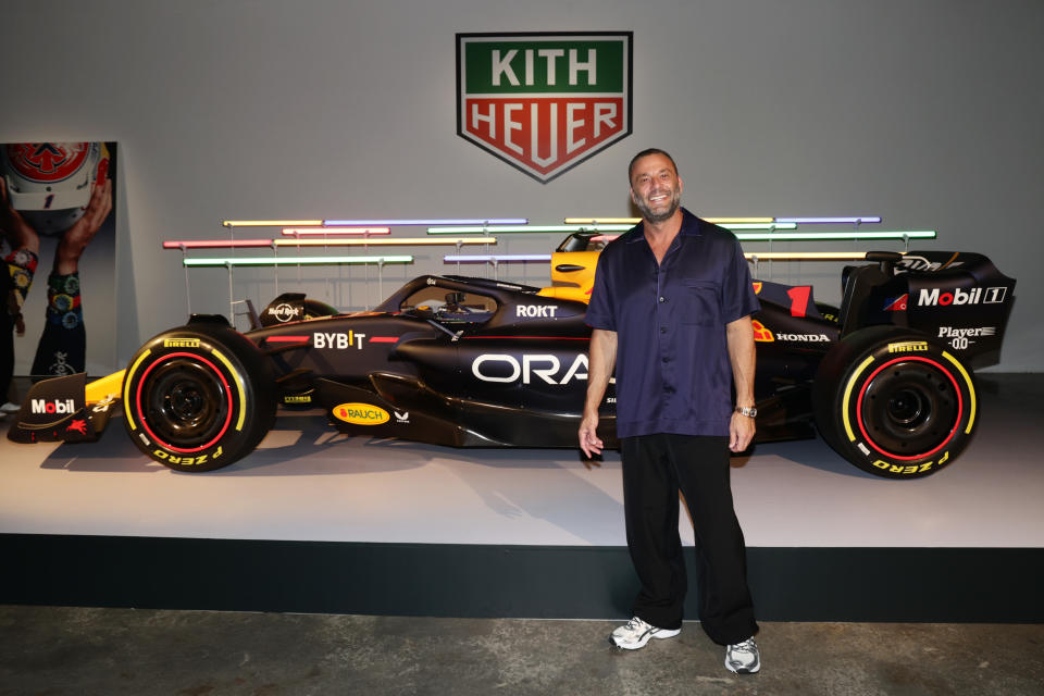 MIAMI, FLORIDA - MAY 03: David Grutman attends the TAG Heuer Formula 1 Kith Launch Celebration at Rubell Museum on May 03, 2024 in Miami, Florida.  (Photo by John Parra/Getty Images for TAG Heuer )
