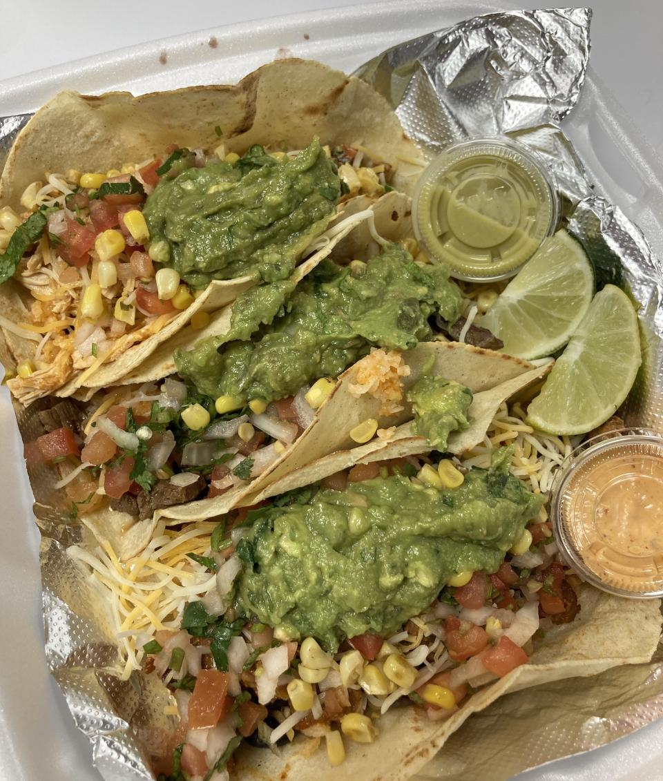 A selection of tacos at Rico's Mexitacos restaurant, 1722 North Kerr Ave. in Wilmington, N.C.