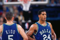 <p>The trio of Kidd, Jackson and Jamal Mashburn was supposed to make the Mavericks a major contender for years to come in the mid-1990s. But all three players were in their early 20s and had plenty of egos to go around. Kidd and Jackson especially butted heads while Mashburn went down with an injury in 1995. It became clear the team needed to be split up, starting with the trading of Kidd to the Suns in late 1996. Jackson and Mashburn were traded later that season. </p>